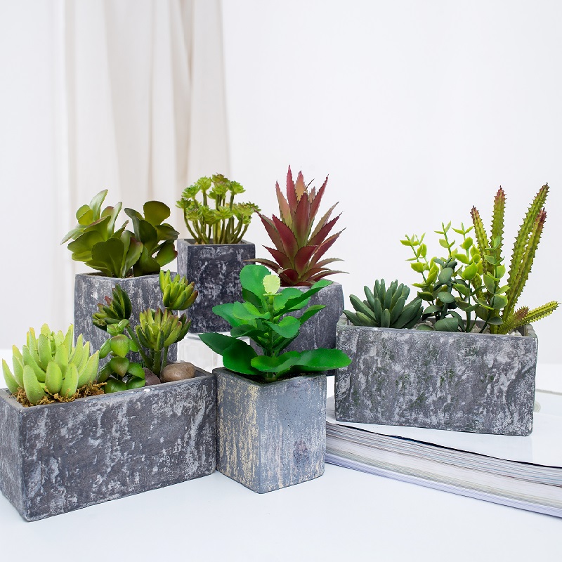 Wholesale Planta suculenta artificial en maceta
