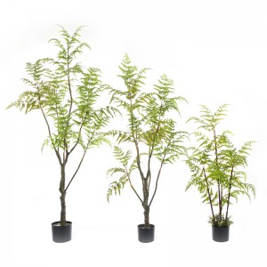 Venta caliente Chlorophytum realista COMOSUM Árbol Planta artificial Árbol artificial Potted Helecho
